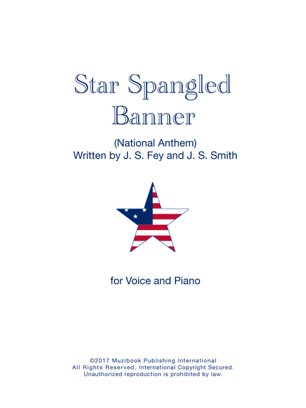 Star Spangled Banner - Francis Scott Key - M. P. I.