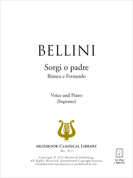Sorgi o padre - Vincenzo Bellini - Muzibook Publishing