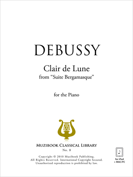 Clair de Lune - Claude Debussy - Muzibook Publishing