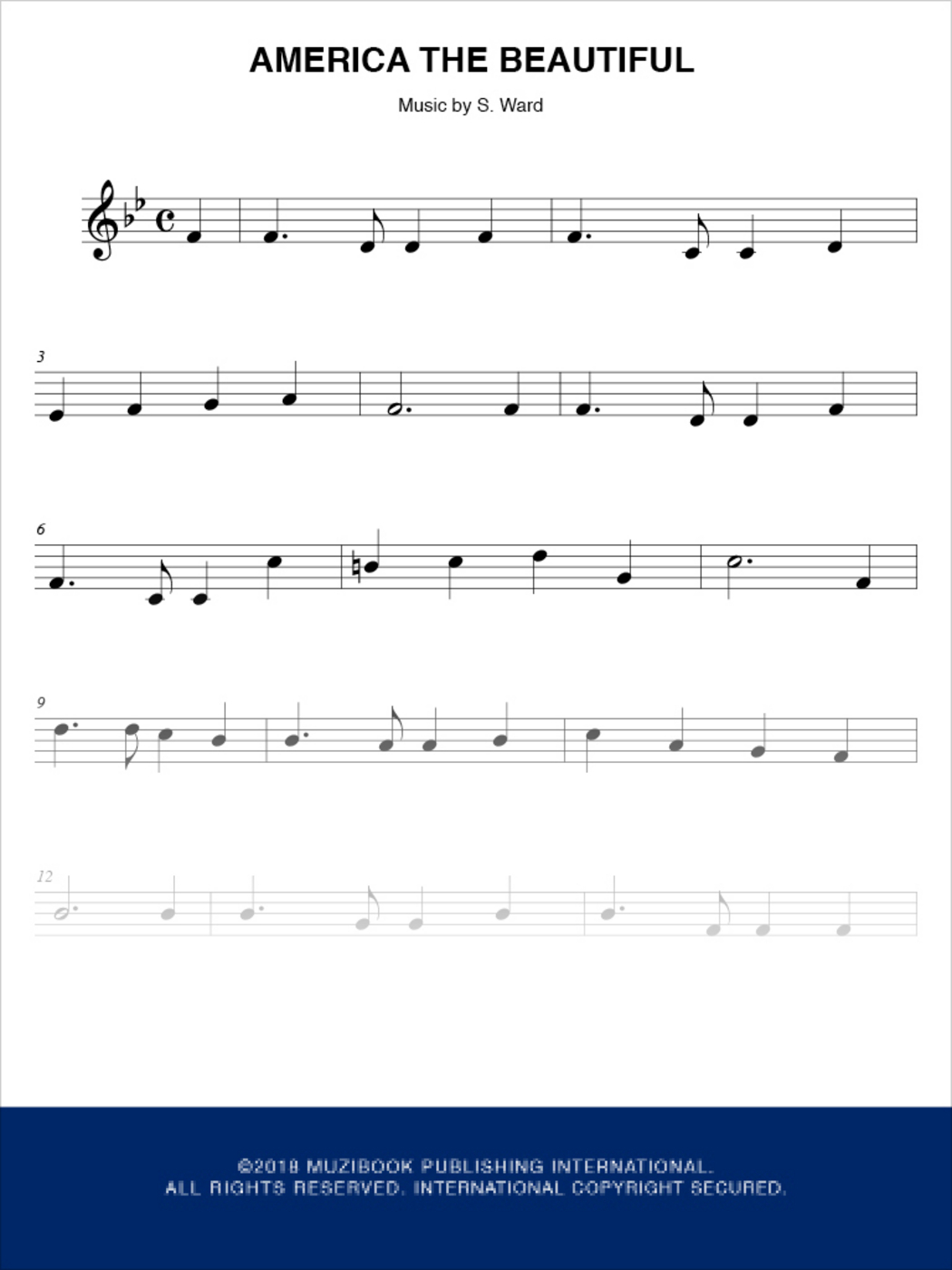 America the beautiful trumpet top