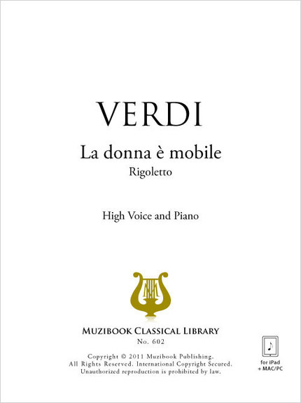 La donna è mobile - Guiseppe Verdi - Muzibook Publishing