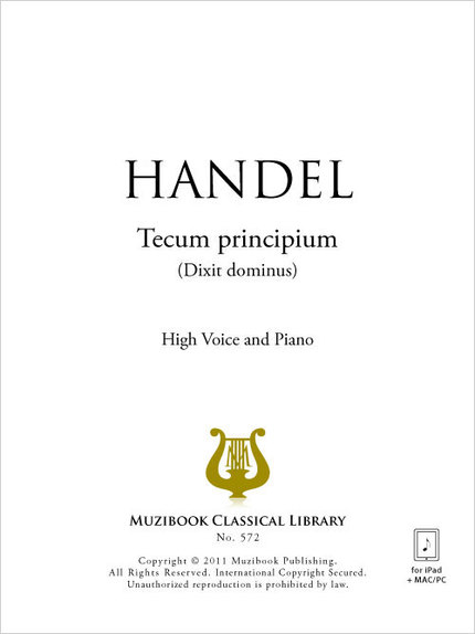 Tecum principium - Georg Friedrich Handel - Muzibook Publishing