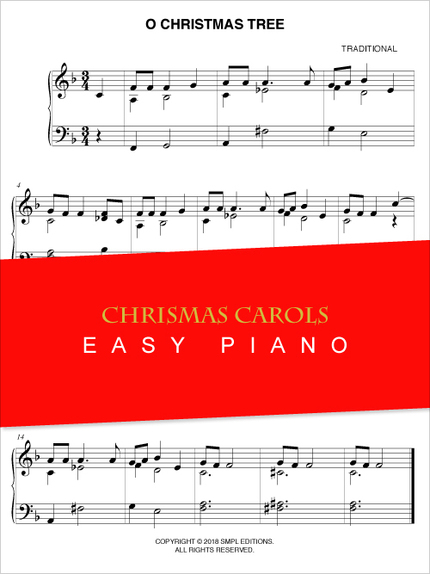 O Christmas Tree (Easy Piano) -  - SMPL