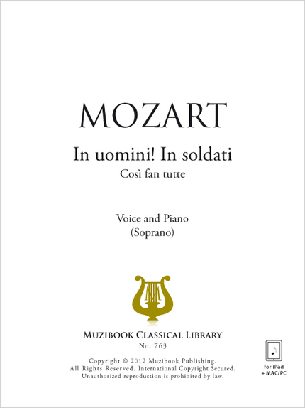 In uomini! In soldati - Wolfgang Amadeus Mozart - Muzibook Publishing