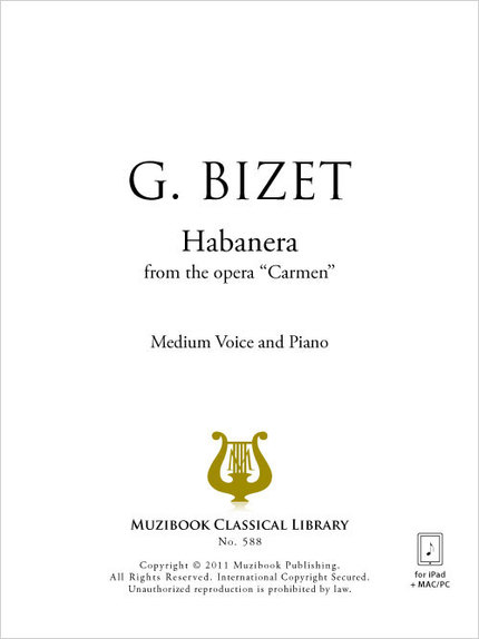 Habanera - Georges Bizet - Muzibook Publishing