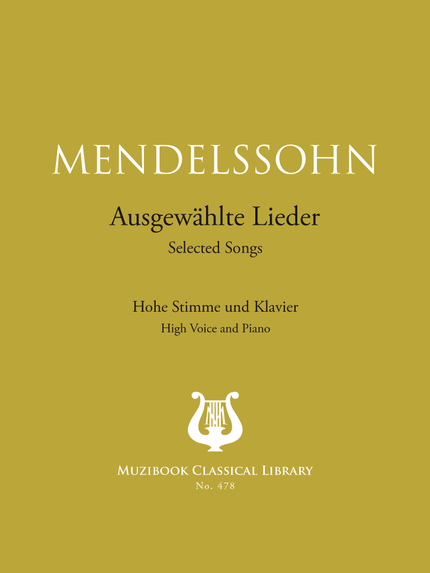 20 Selected Songs - Felix Mendelssohn - Muzibook Publishing