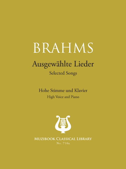 20 Selected Songs - Johannes Brahms - Muzibook Publishing