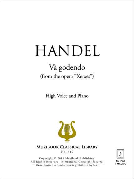 Và godendo - Georg Friedrich Handel - Muzibook Publishing