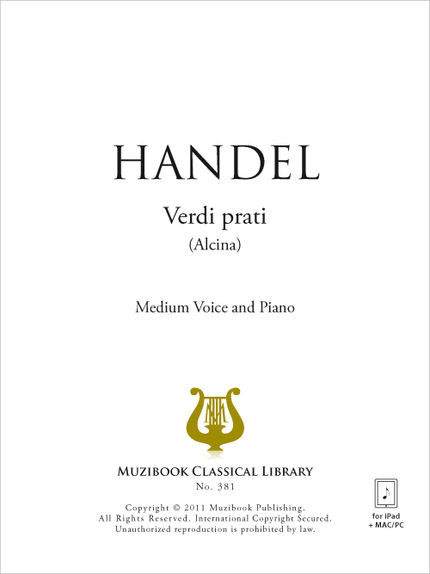 Verdi prati - Georg Friedrich Handel - Muzibook Publishing