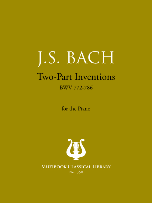 Two-Part Inventions BWV 772-786 - Piano - Johann Sebastian