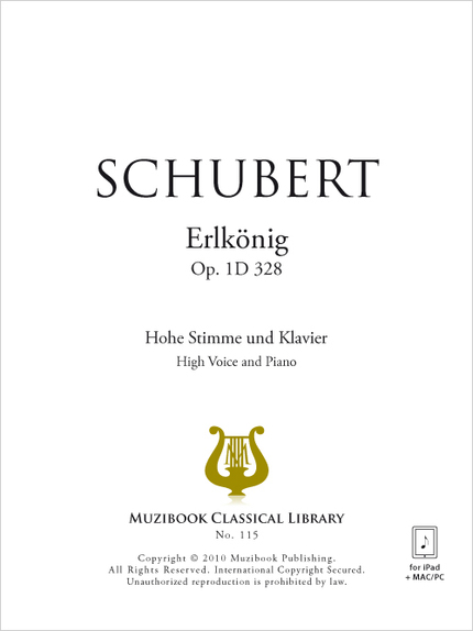 Erlkönig - Franz Schubert - Muzibook Publishing