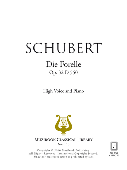 Die Forelle - Franz Schubert - Muzibook Publishing