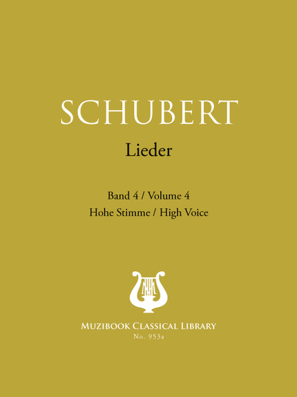 Songs Vol. 4 - Franz Schubert - Muzibook Publishing