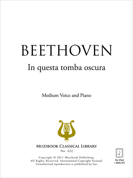 In questa tomba oscura - Ludwig Van Beethoven - Muzibook Publishing