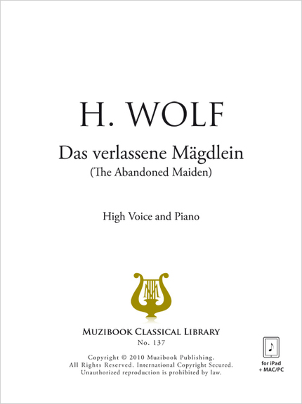 Das verlassene Mägdlein - Hugo Wolf - Muzibook Publishing