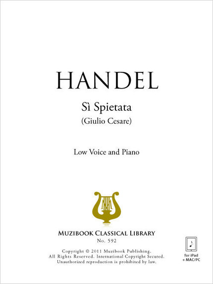 Sì Spietata - Georg Friedrich Handel - Muzibook Publishing