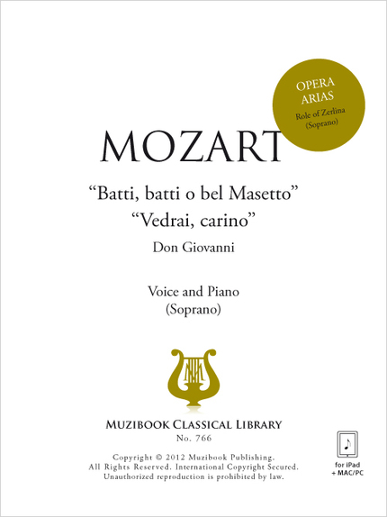 Batti, batti + Vedrai, carino - Wolfgang Amadeus Mozart - Muzibook Publishing