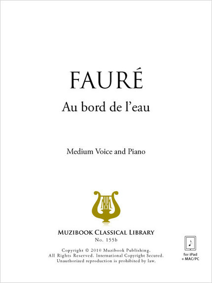 Au bord de l’eau - Gabriel Fauré - Muzibook Publishing