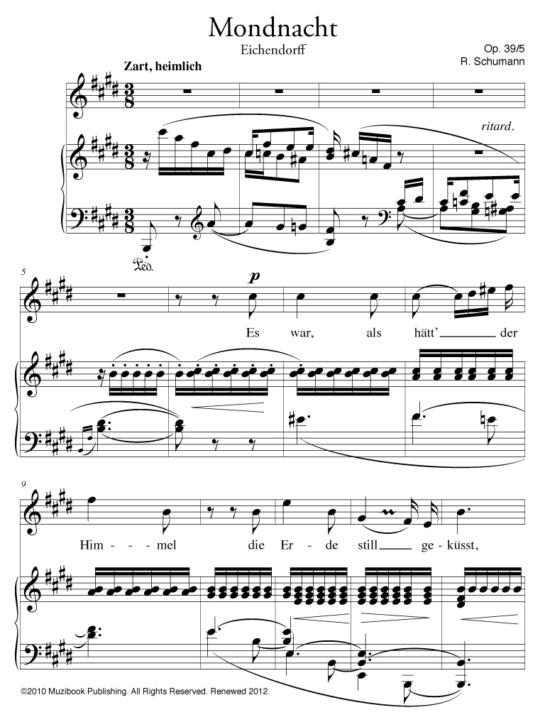 SCHUMANN/ LIEDER Ⅱ 高声用 EDTION PETER'S SCHUMANN Lieder / Fischer-Dieskau, Demus, Eschenbach | Deutsche